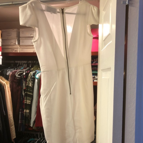 White cap sleeve dress - Picture 2 of 2